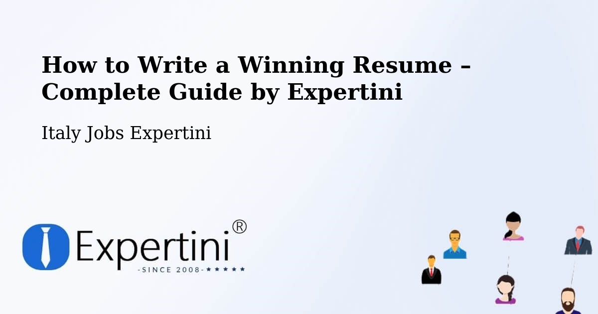 Resume Writing Guide for Job Seekers – Roppolo - Roppolo, Italy Jobs Expertini